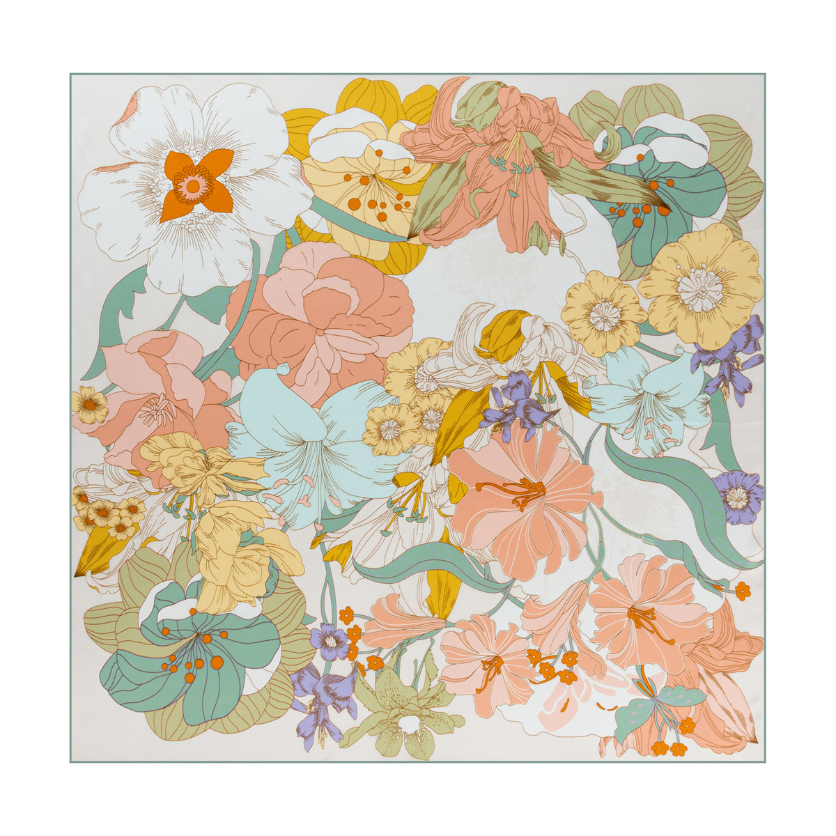 Danika 86x86  - multi blossom
