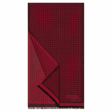 Rope Pattern 53x195  - poppy red