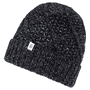 Winter Tweed Mütze  - black