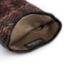 Heringbone Jacquard Weaving - multi wine