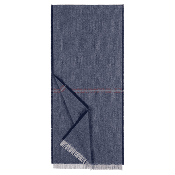 Woven Heringbone 40x180 - multi navy