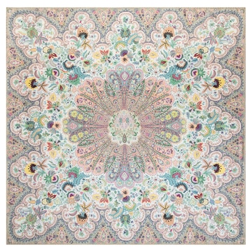 Fior di Seta 140x140 - multi pastel