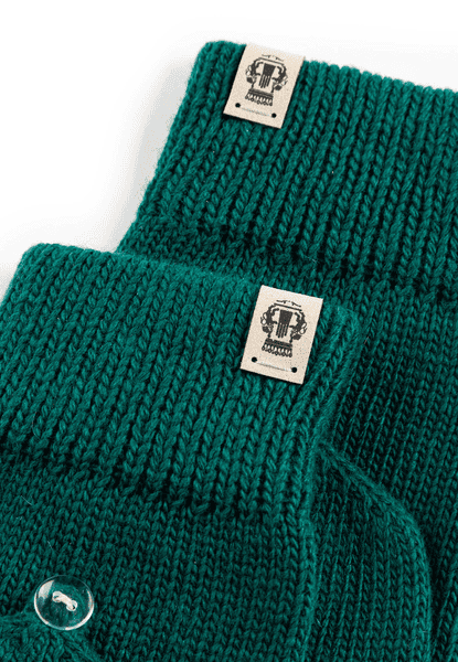 Essentials Kapuzenhandschuhe Basic - emerald