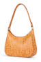 Cleo small Croco  - safran