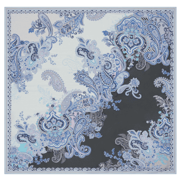 Flower Fusion 130 x 130 - black/taupe