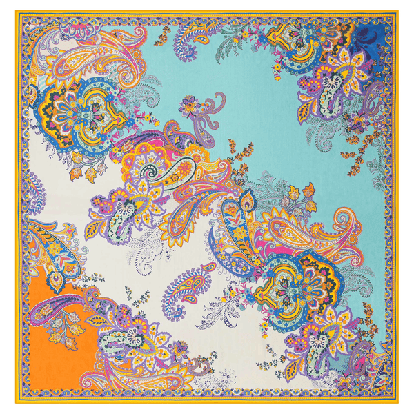 Flower Fusion 130 x 130 - multi colour