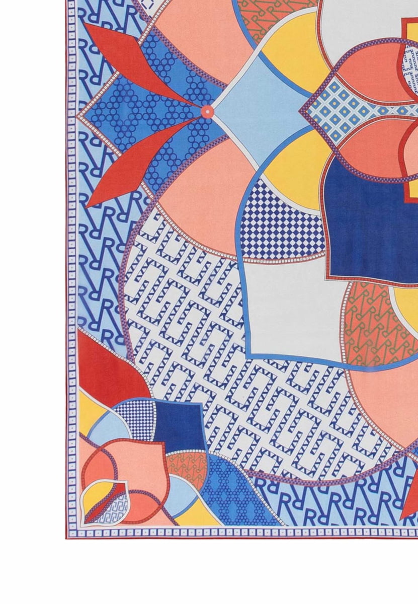 Signature Mandala 130x130 - multi navy