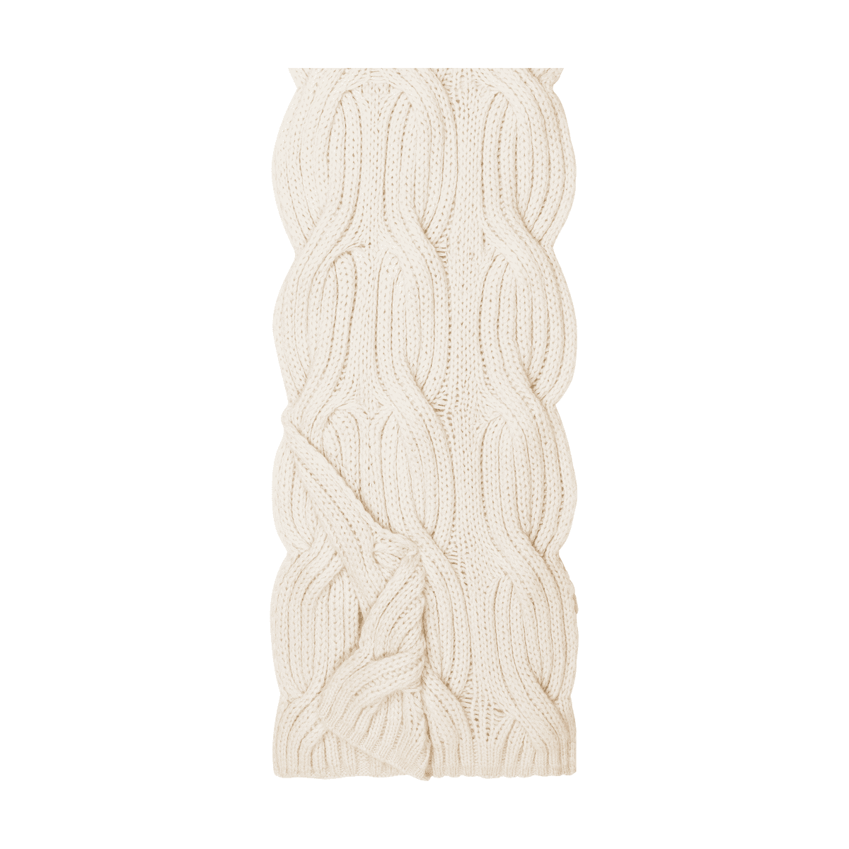 Braided Rip Schal 30x180 - creme