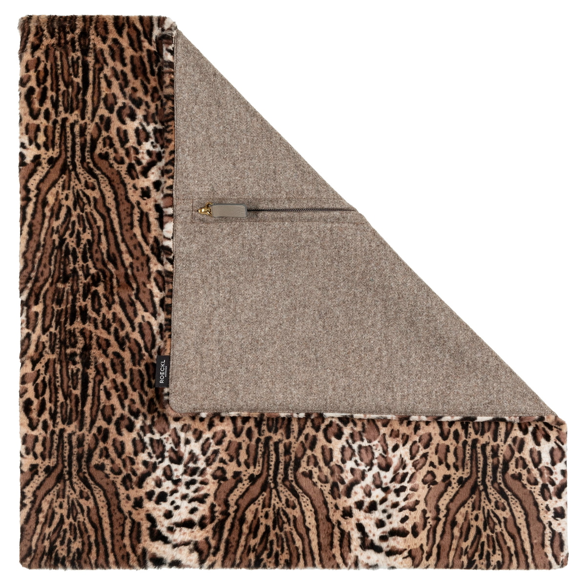 Kissen Calea 50x50 - leo/saddlebrown