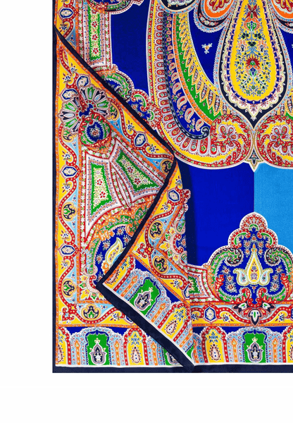 Majestic Colourblocking 70x180 - multi navy