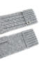 Cabled Charm Strickhandschuhe  - flanell
