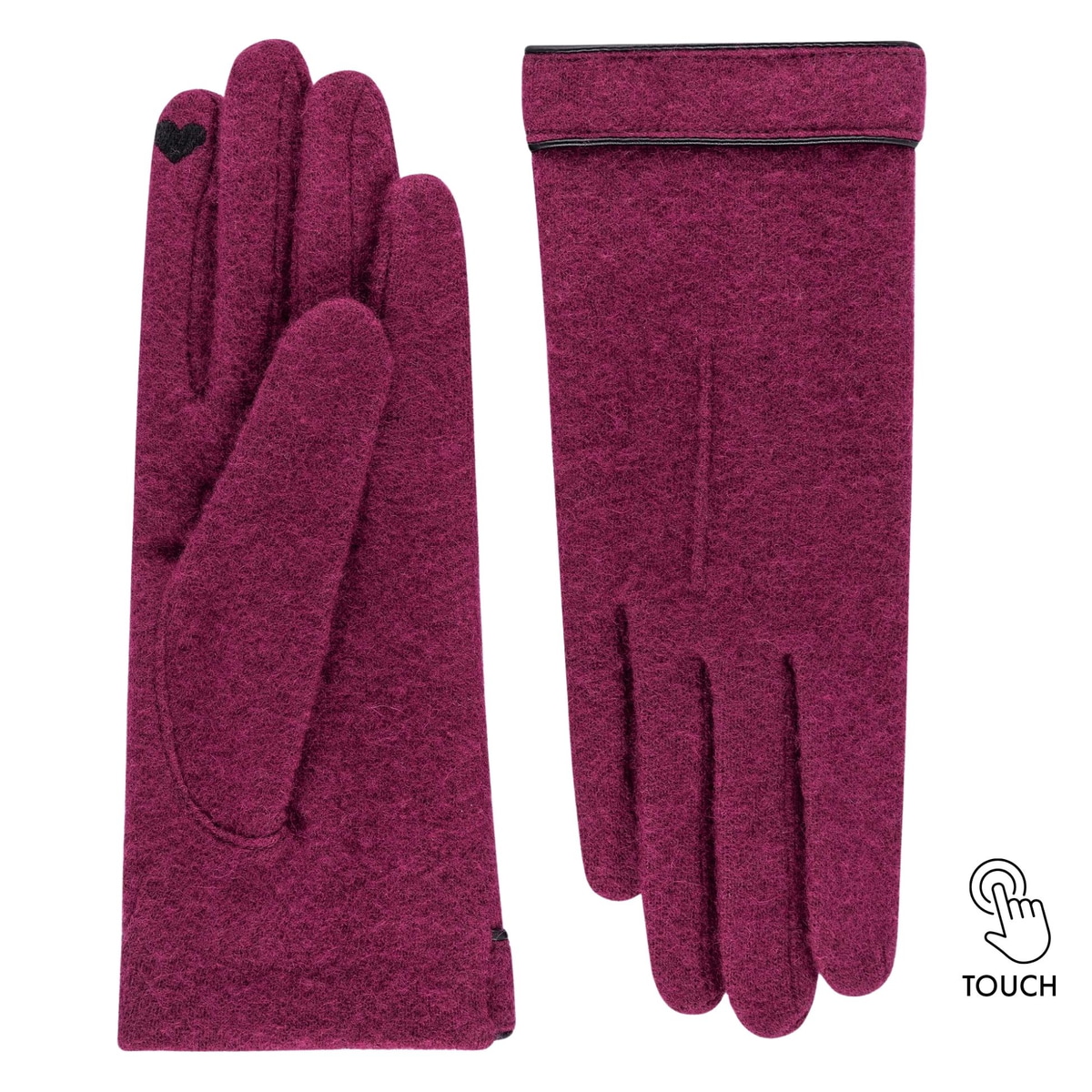 Leather Piping Touch - berry