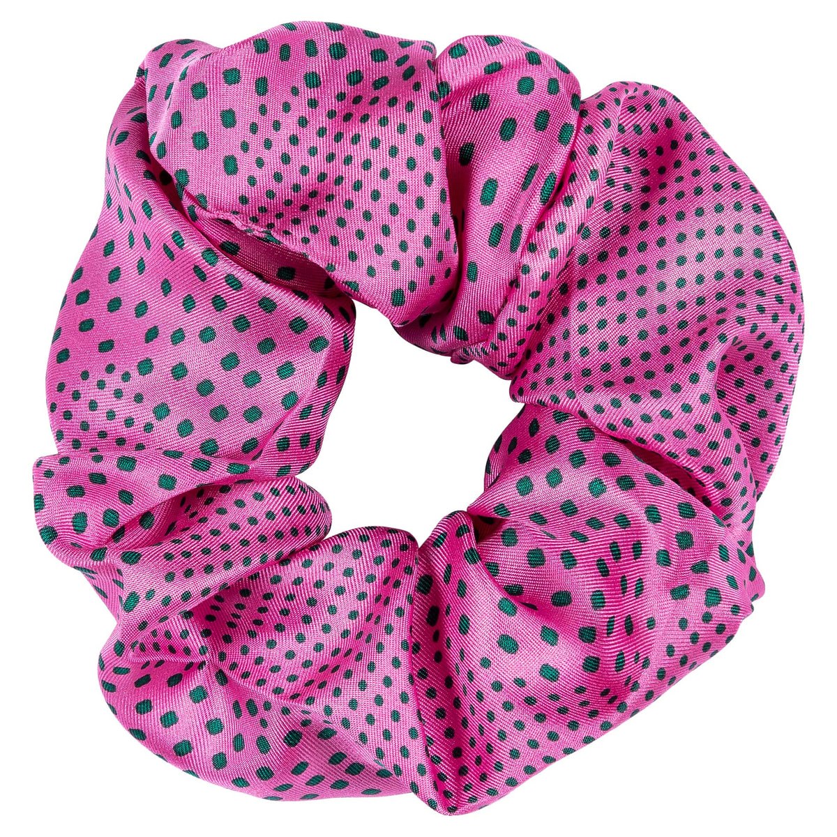 Scrunchie Fusion Dots medium - multi orchid