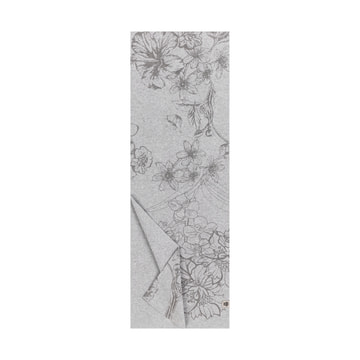 Summer Flower Schal 30 x 180 - silvergrey