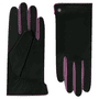 Ladies Gloves Color Mix - black/pink