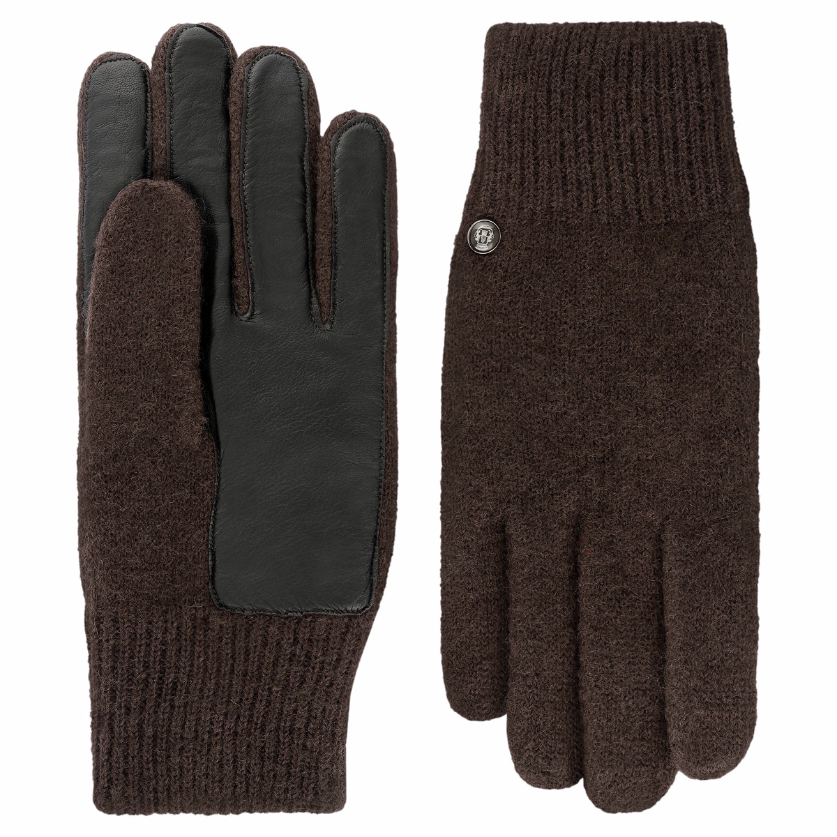 Walkhandschuhe Lederinnenhand  - mocca