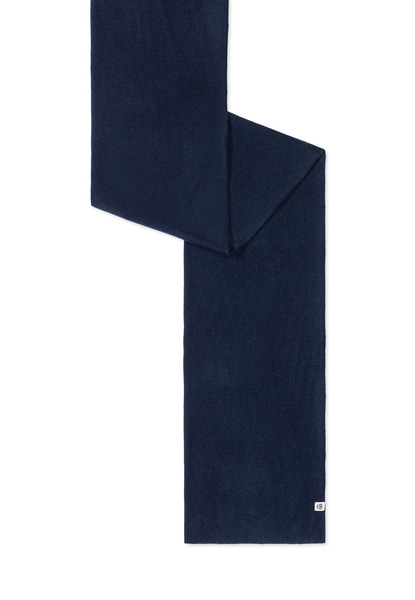 Pure Cashmere Plaid 60x190 - navy