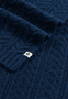 Cashmere Twist Schal 30x180  - navy