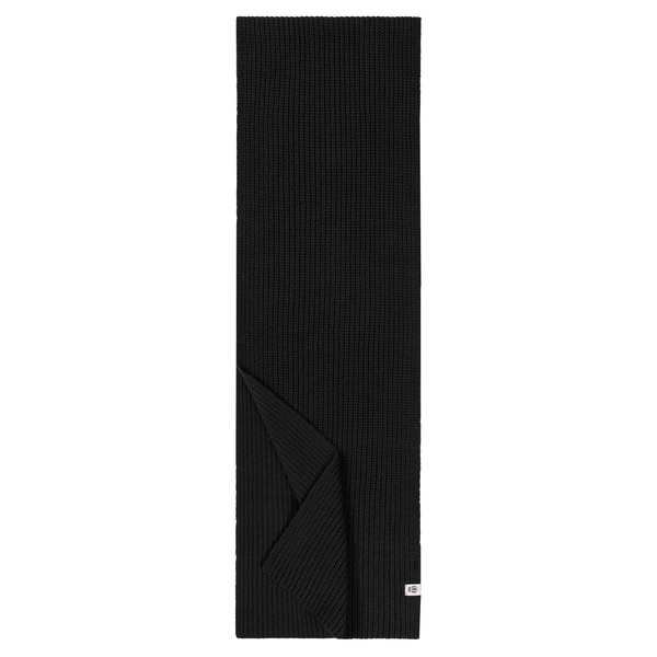 Klassischer Strickschal - black