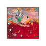 Mystic Nights 100x100 - multi red