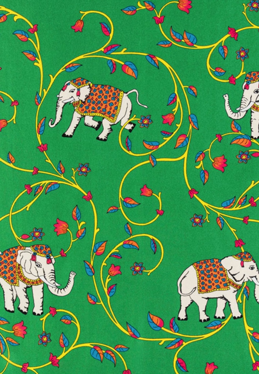 Elephant Garden 53x53 - green