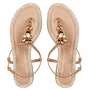 Golden Jewels Sandale - creme/gold