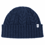 Cashmere Twist Mütze  - navy
