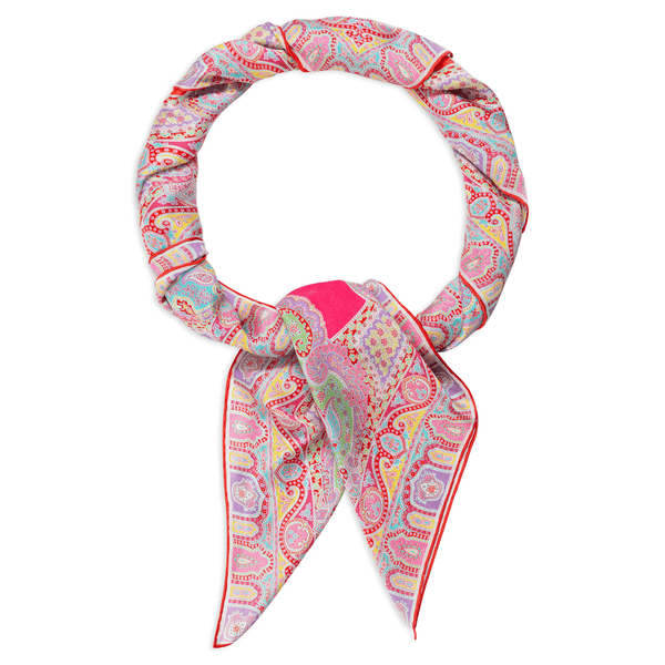 Colorblocking Ornament 140x140 - multi flamingo