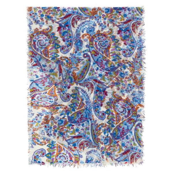 Paisley Cashmere 70x180 - multi heaven