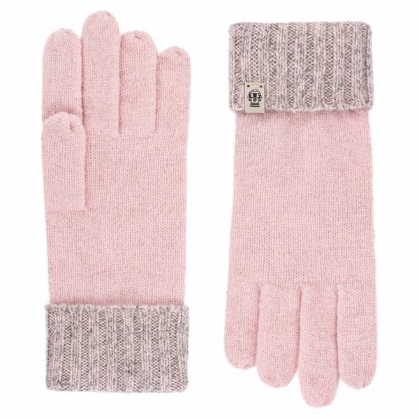 Cabel lines Handschuh - rose/grey