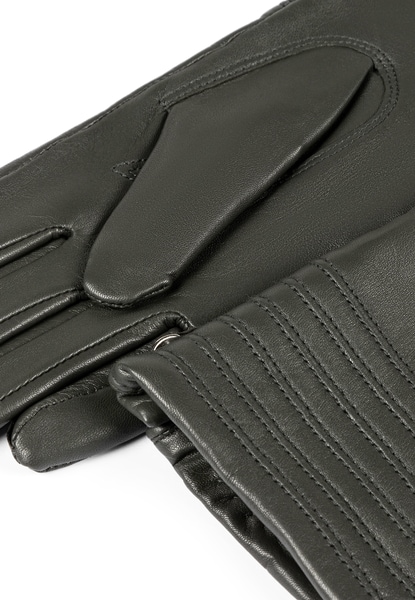 Ladies Glove Zipper - stone