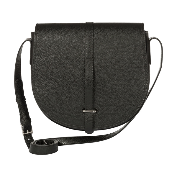 Amelie Midi Saddlebag - black
