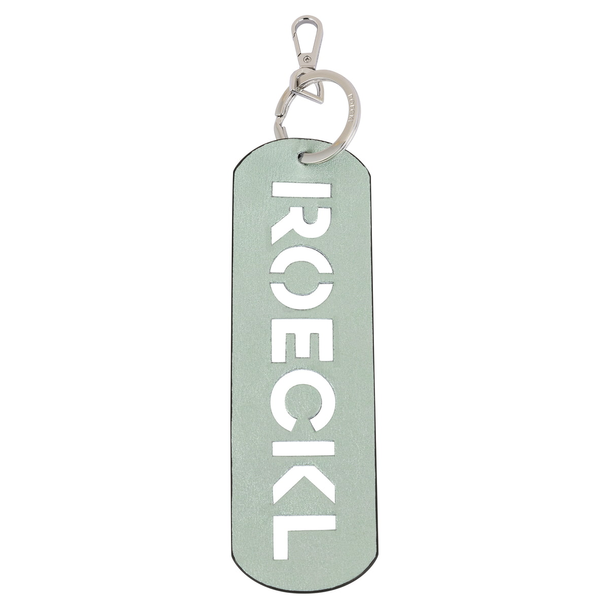 Roeckl metallic keychain - black/green