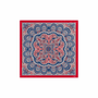 Fine Paisley 53x53  - red/navy