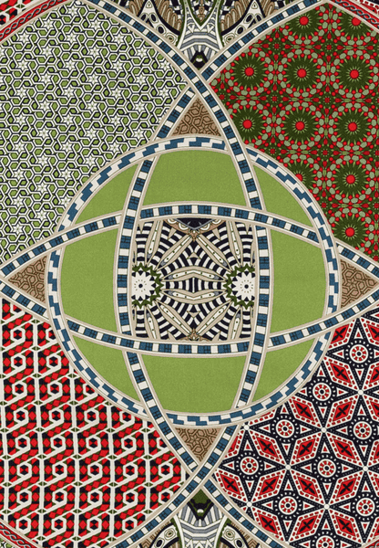 Kaleidoskope 53x53 - multi khaki