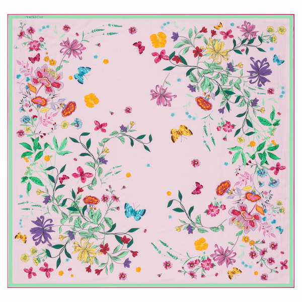 Flower Field 100 x 100 - multi rose