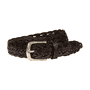 Braided Buffalo Belt - mocca