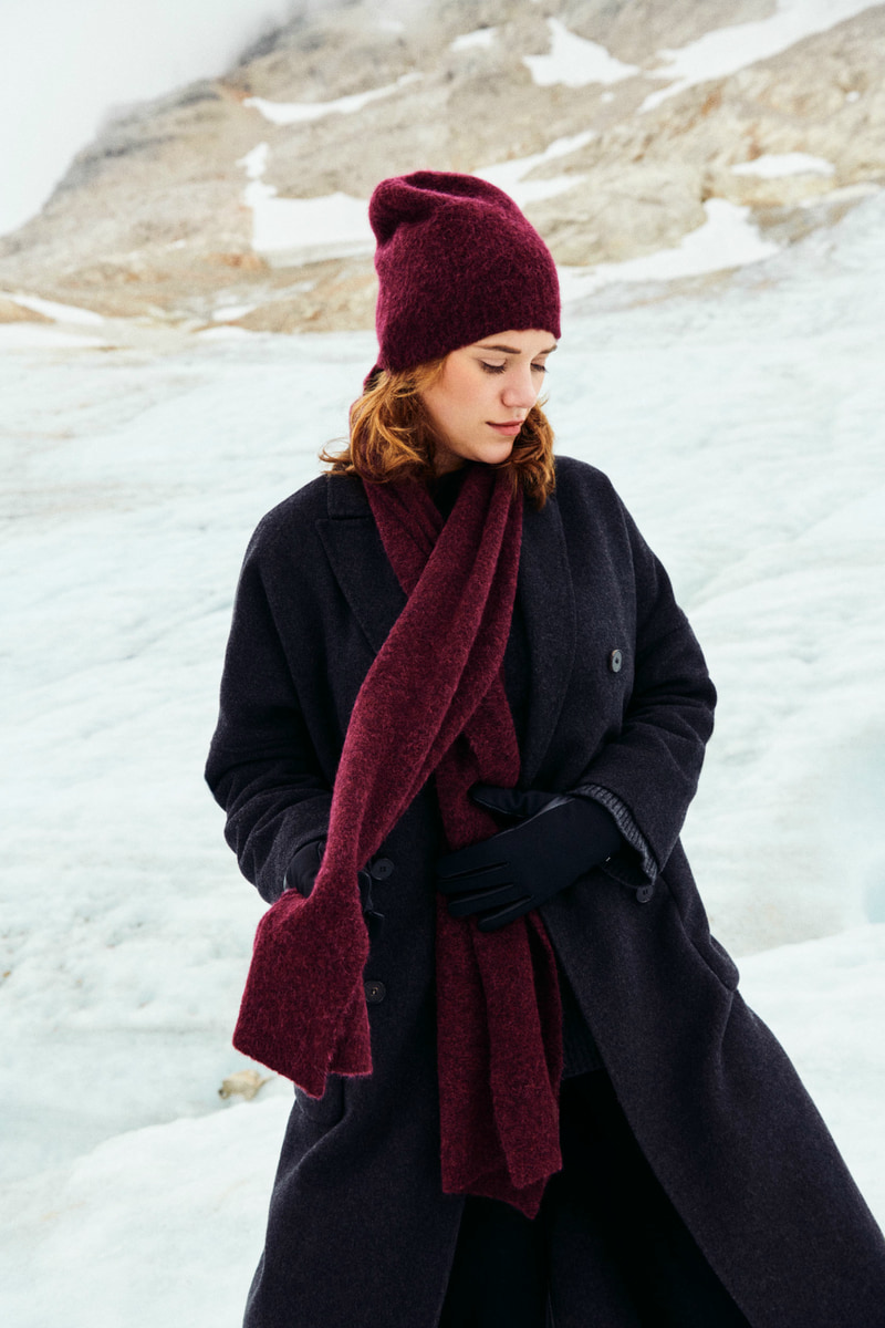 Soft Cloud Schal 35x180  - wine