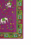 Elephant Garden 53x53 - violet