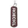 Roeckl metallic keychain - black/prune