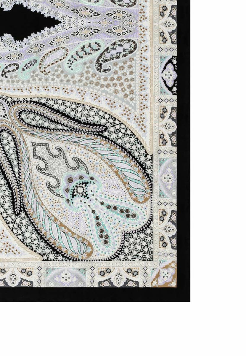 Mini Alhambra 90x90 - black/silver