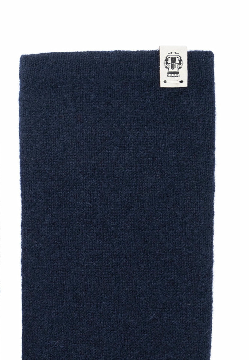 Pure Cashmere Stulpe - navy
