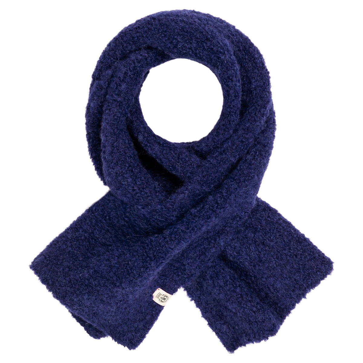 Snowflake Boucle Schal 28x90 - cobalt