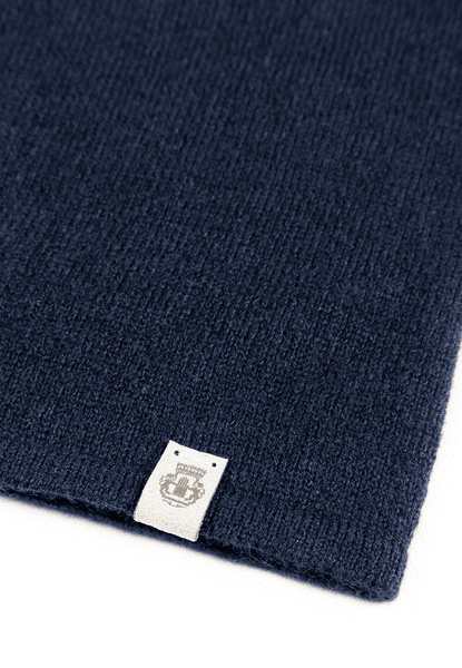 Business Cashmere Muetze - navy