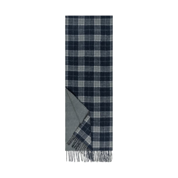 Cross Pattern 35x180 - indigo