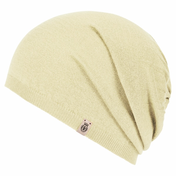 Calais/Light Bamboo Mütze - lemon