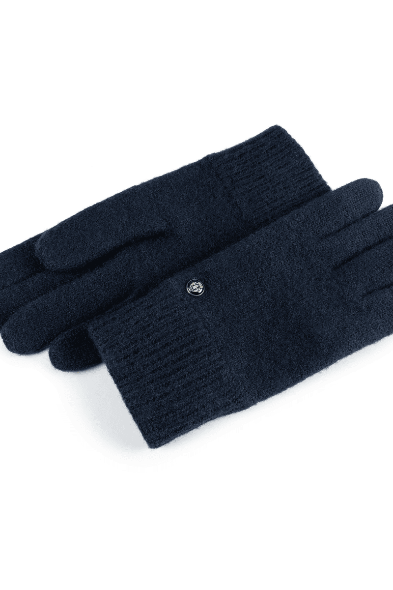 Walkhandschuh mit Kaschmir - navy