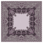 Enchanted Paisley 140x140 - violet/silver