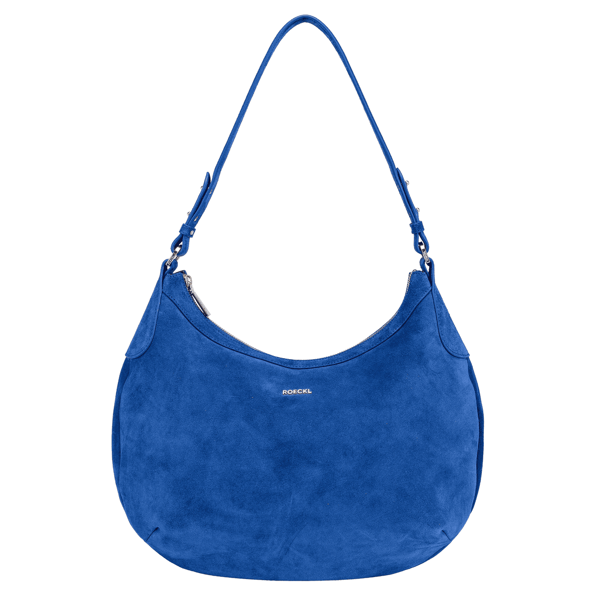 Liberty Schultertasche medium Veloursleder  - cobalt