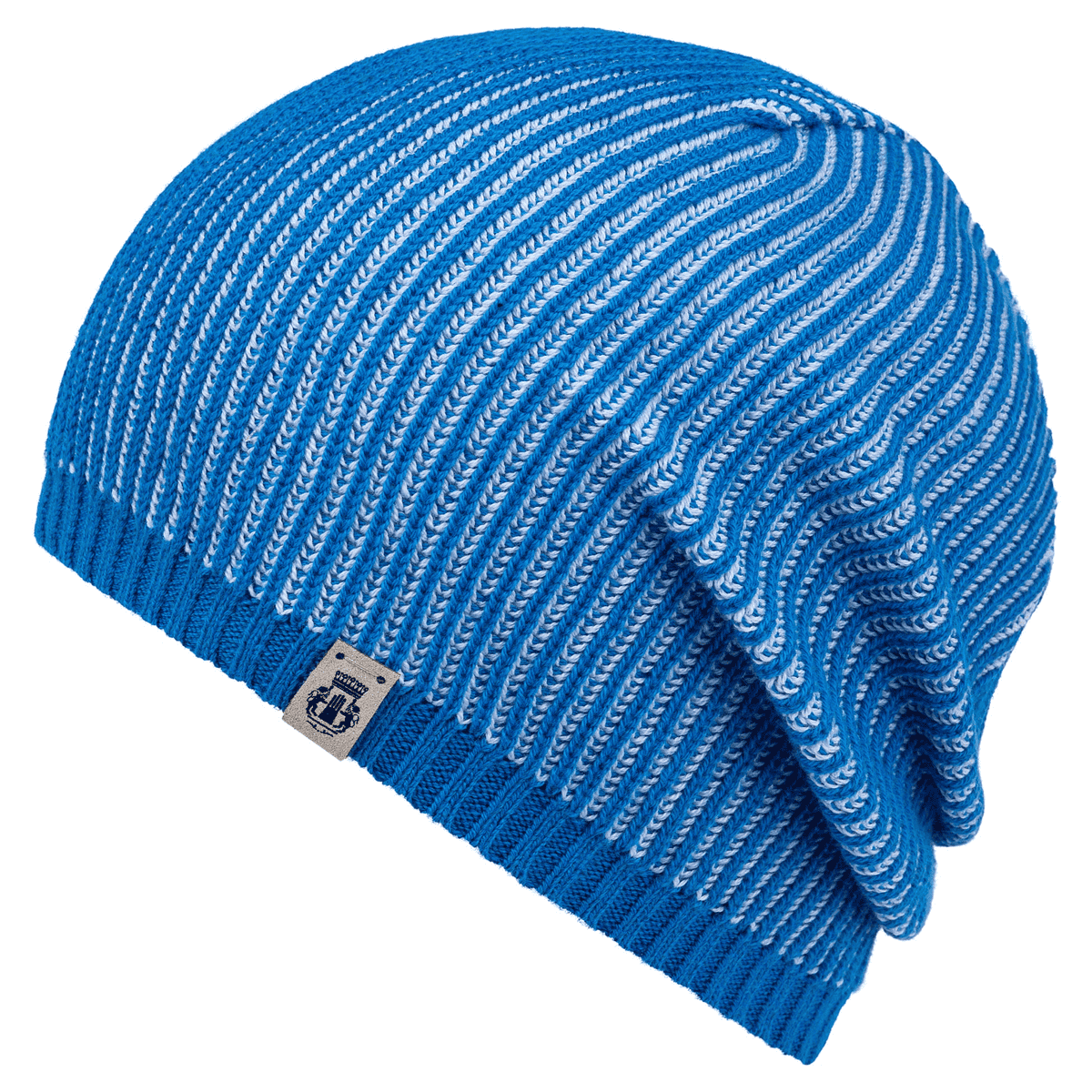 Two Tone Rib Muetze - heaven